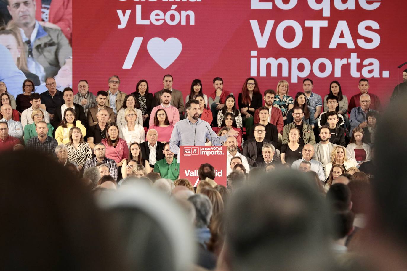 Pedro Sánchez acompaña a Puente en Valladolid (I)