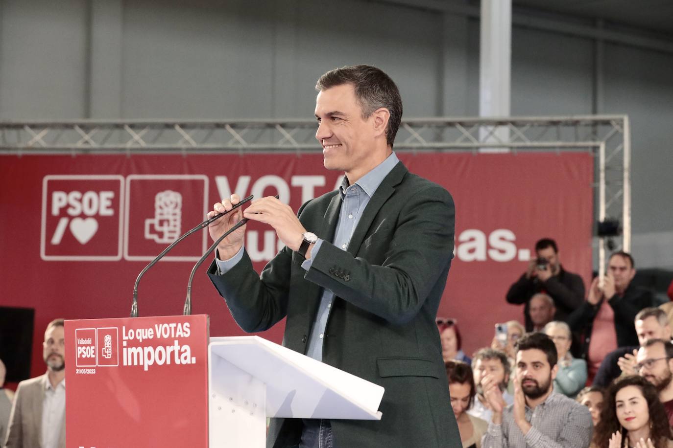 Pedro Sánchez acompaña a Puente en Valladolid (I)