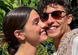 Marc Márquez con Gemma Pinto