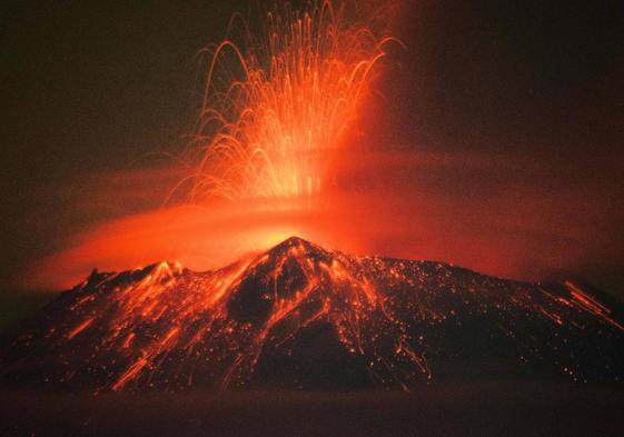 Alerta en México por la explosión del volcán Popocatépetl
