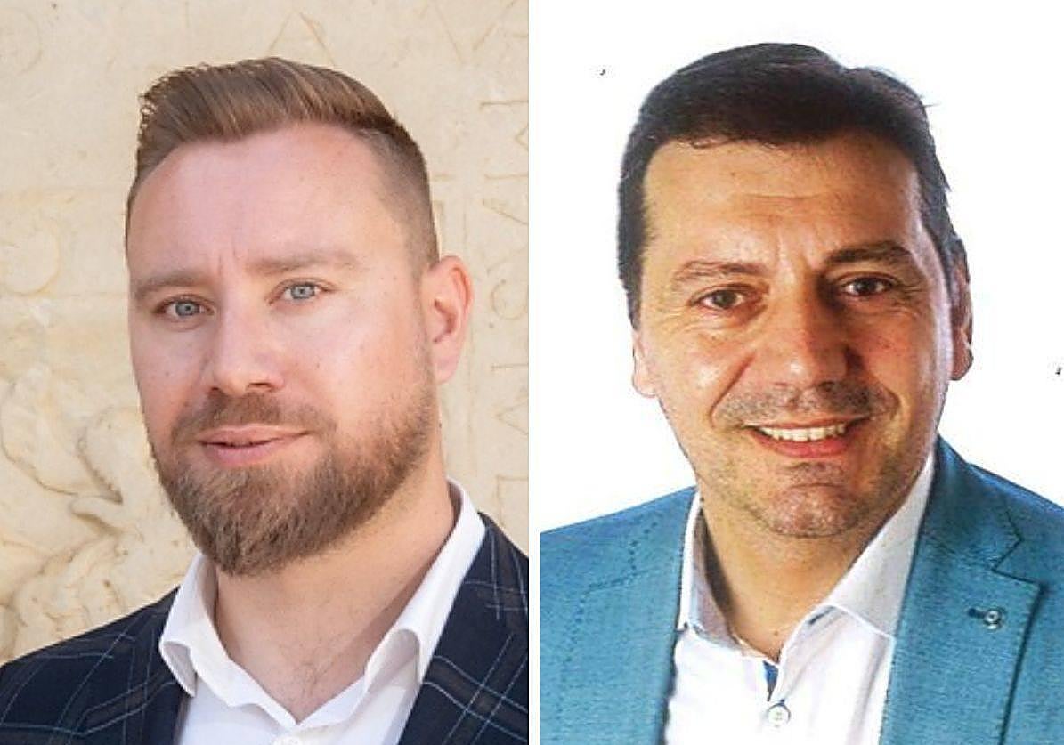 David de la Viuda (PP) y Luis Miguel Ramos (PSOE).