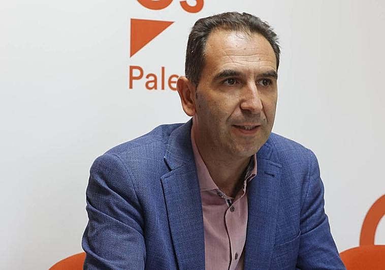 Mario Simón, candidato de Ciudadanos en Palencia.