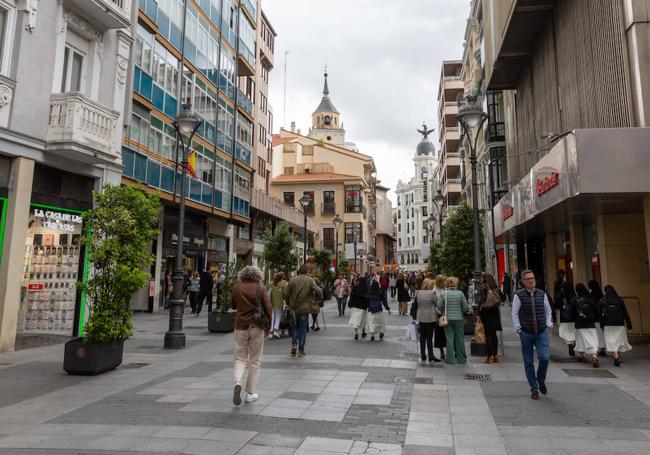 La calle Santiago, en la actualidad.