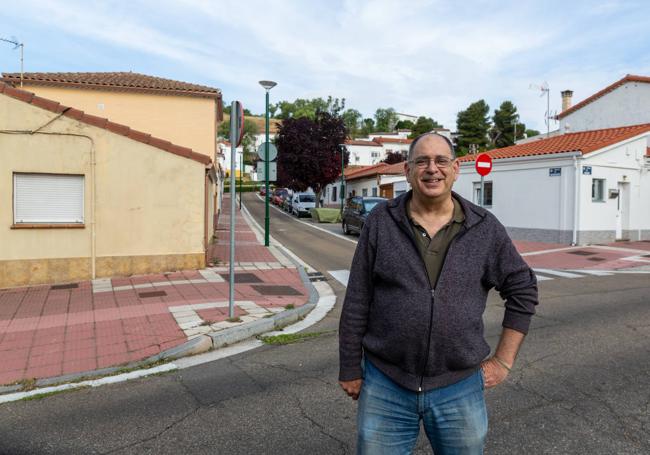 Fernando Polanco, presidente de la asociación Valle de Olid, en Girón.