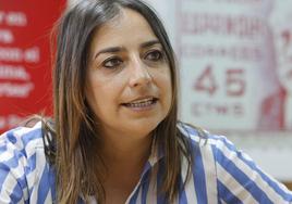 Miriam Andrés, candidata del PSOE en Palencia.