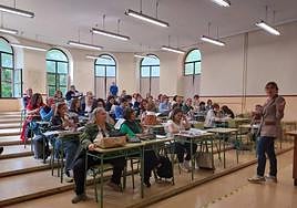 Profesorado asistente al curso, el jueves pasado.