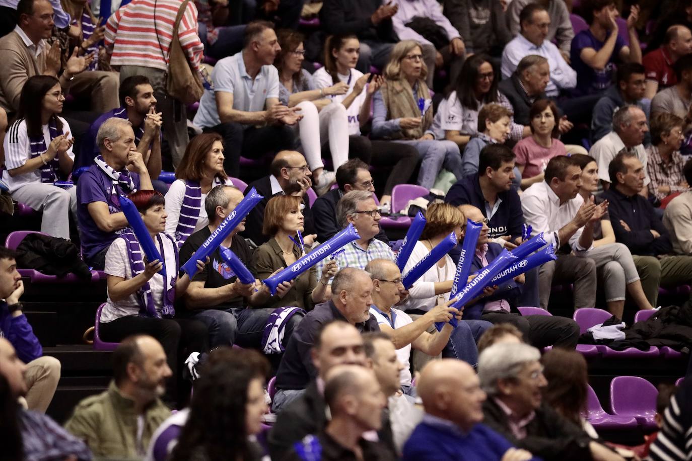 Las imágenes de la victoria del Real Valladolid Baloncesto