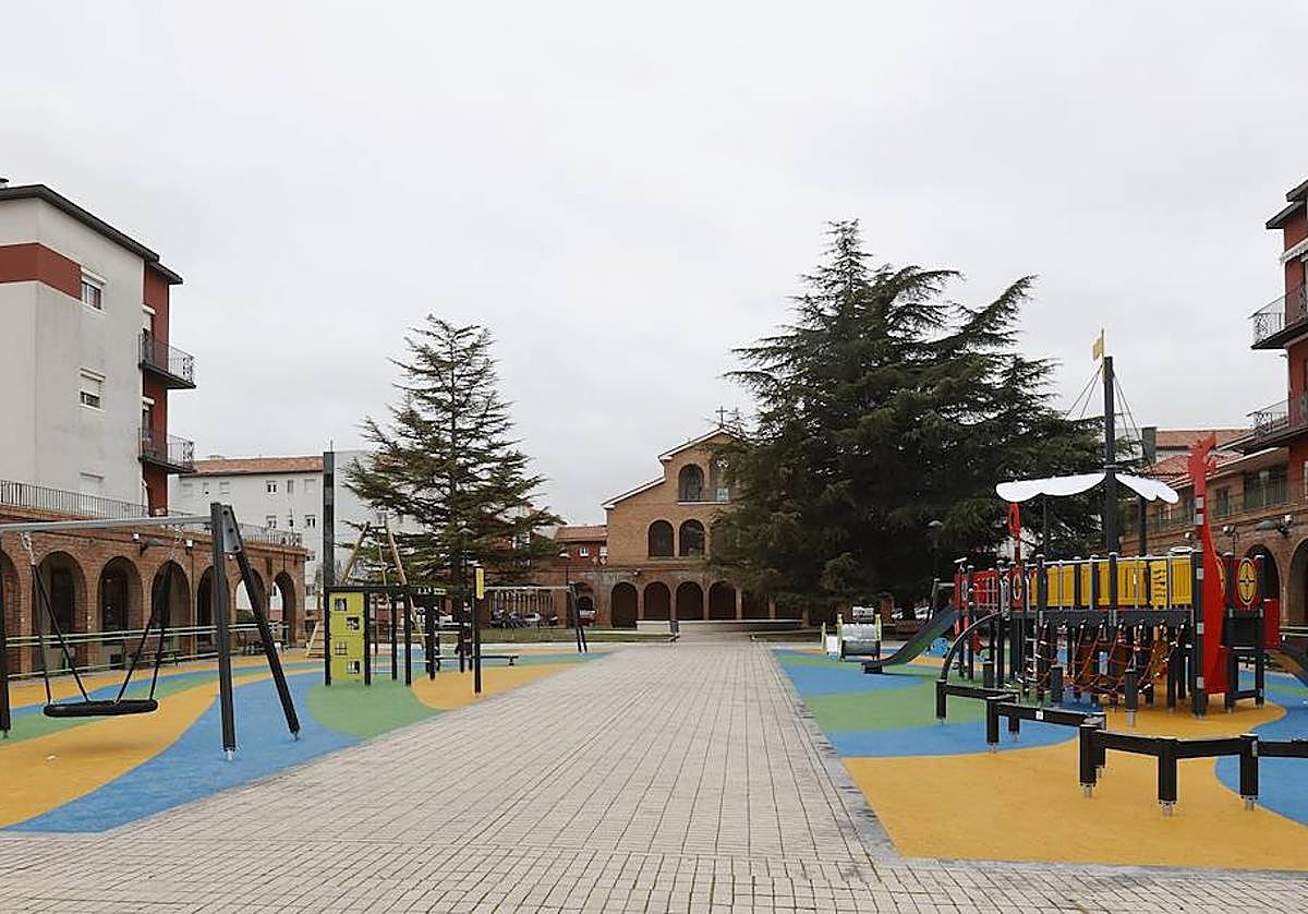 Plaza del Carmen de la capital palentina.