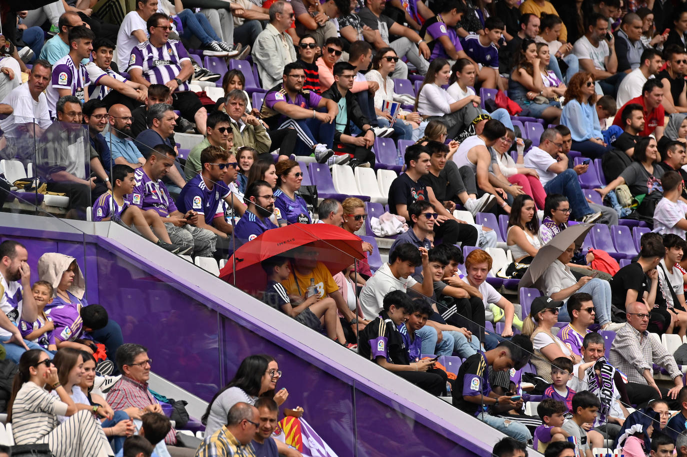 La decepción de los jugadores del Real Valladolid Promesas