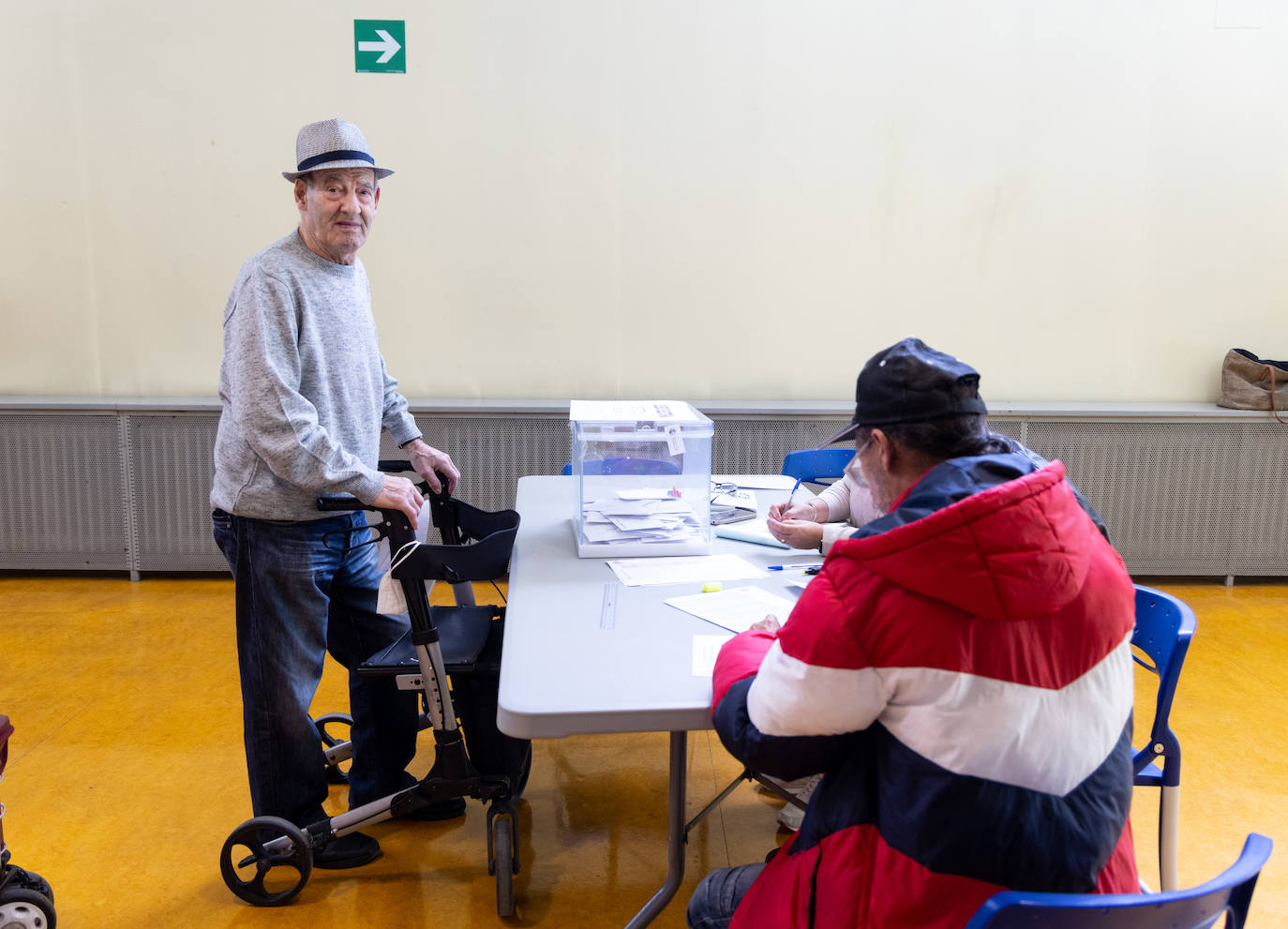 Ambiente de la jornada electoral en Valladolid