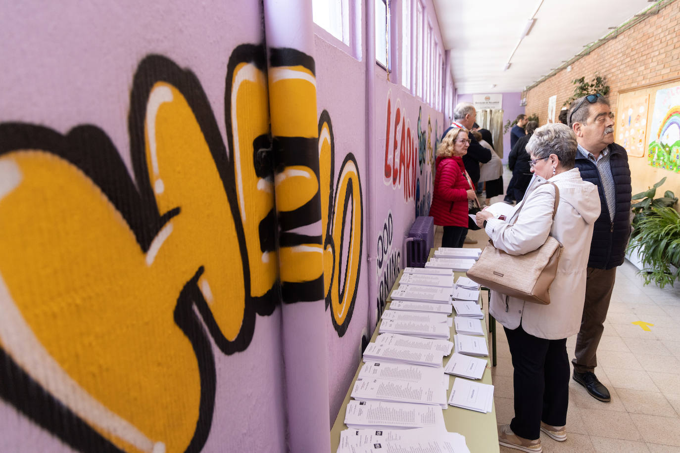 Ambiente de la jornada electoral en Valladolid