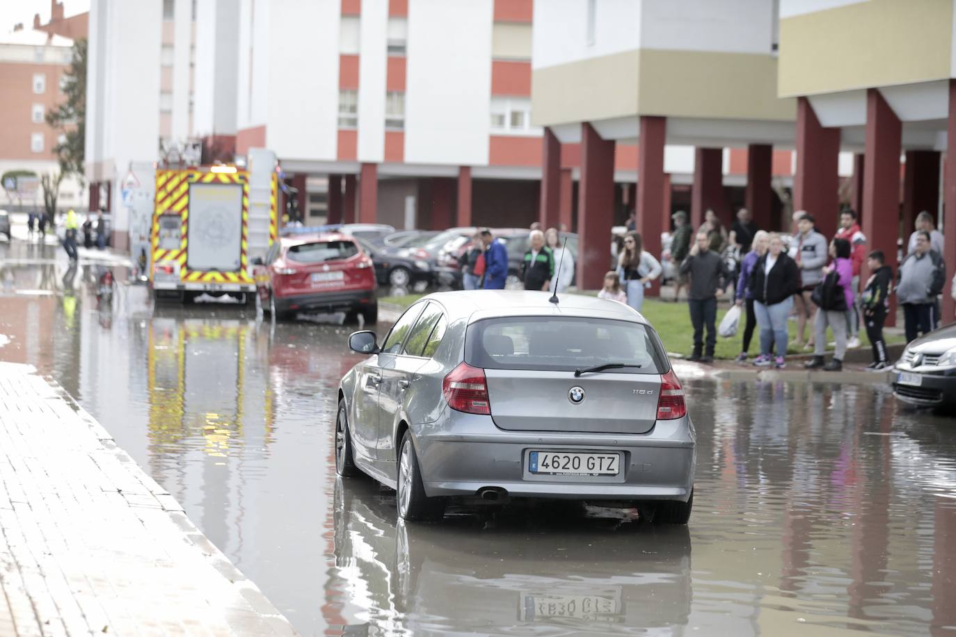 La inundación en Laguna de Duero, en imágenes