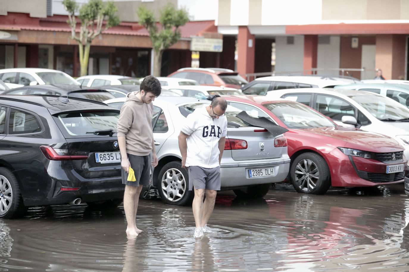 La inundación en Laguna de Duero, en imágenes