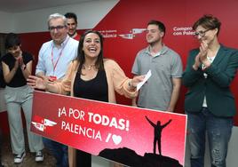 MIriam Andrés, tras conocer los resultados del 28-M en Palencia.