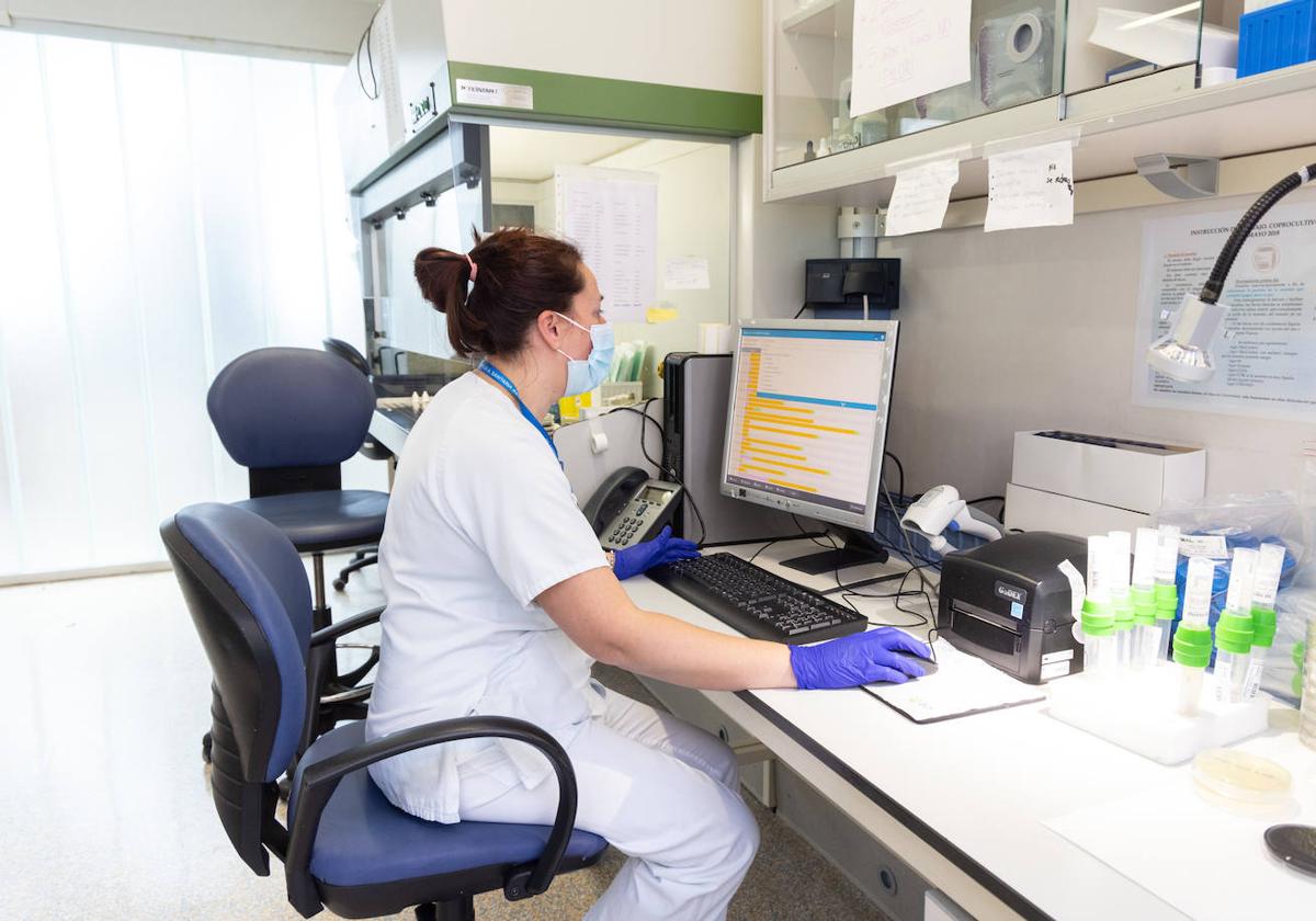 Laboratorio de Microbiología del Hospital Río Hortega de Valladolid.