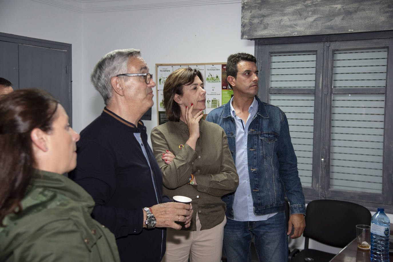 Noche electoral en las sedes de los partidos en Segovia