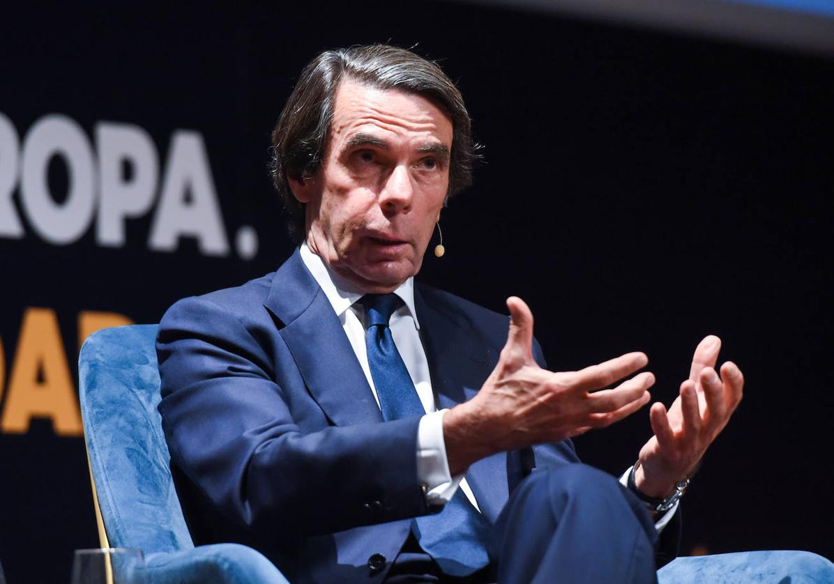 El expresidente del Gobierno José María Aznar.