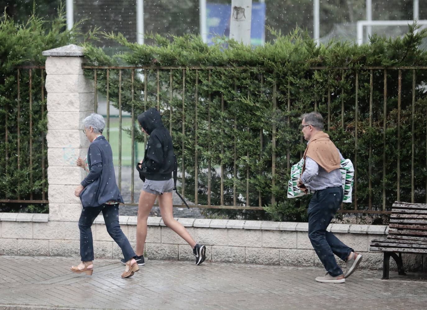 Lluvia en Valladolid