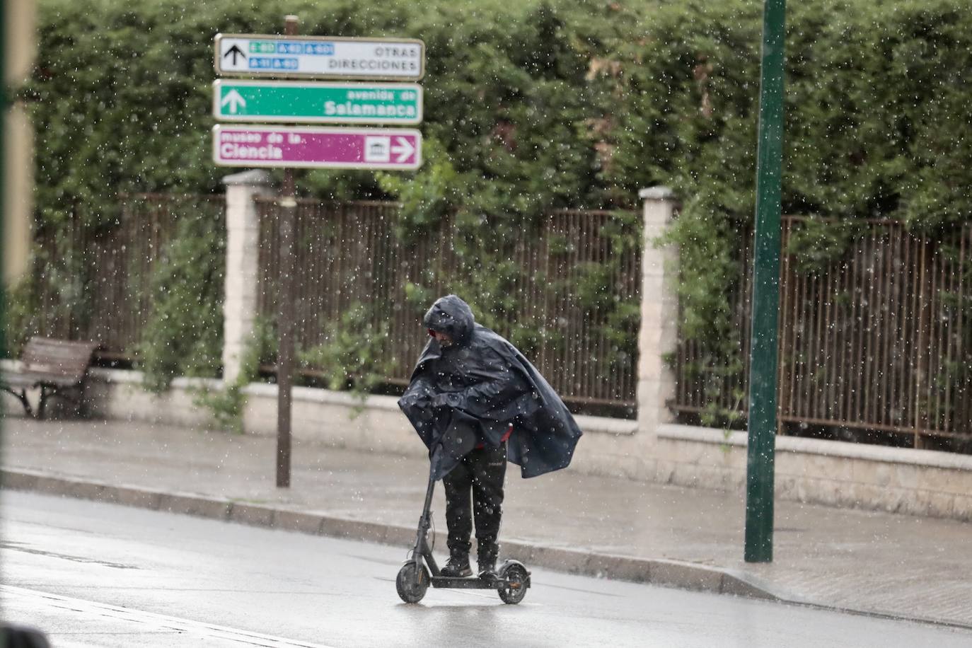 Lluvia en Valladolid