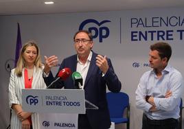 El candidato del PP a la Alcaldía, Alfonso Polanco, este jueves.