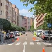 Invierten el sentido de un carril de Hospital Militar por las obras