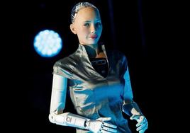 La robot humanoide Sophia, que funciona con inteligencia artificial.