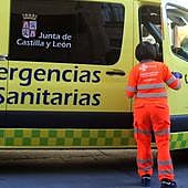 Herida una mujer en un accidente de tráfico en Laguna de Duero