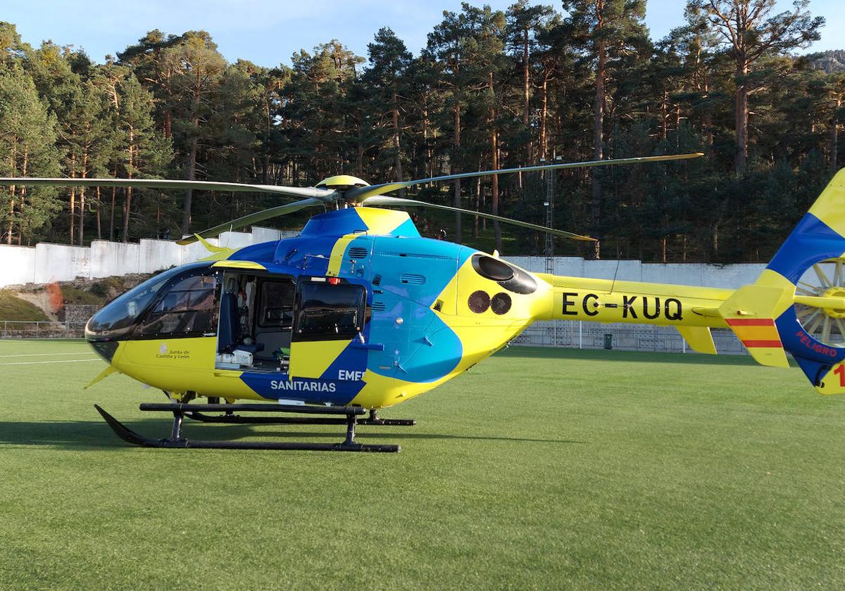 Helicóptero de emergencias.