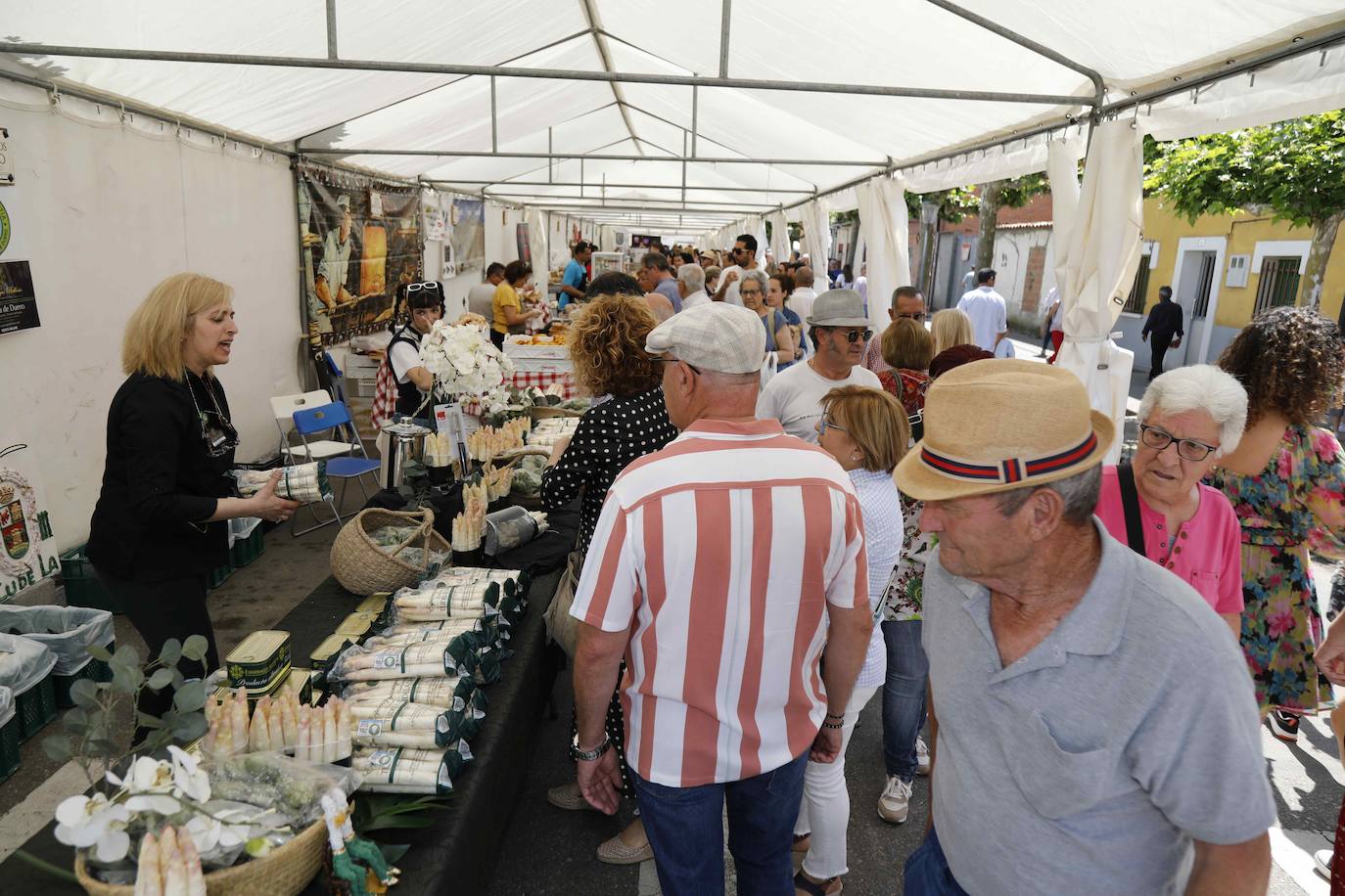 La Feria del Espárrago de Tudela de Duero, en imágenes