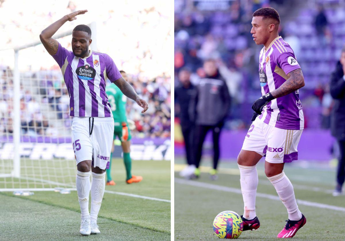 Larin y Machís, dos fichajes de invierno del Real Valladolid.