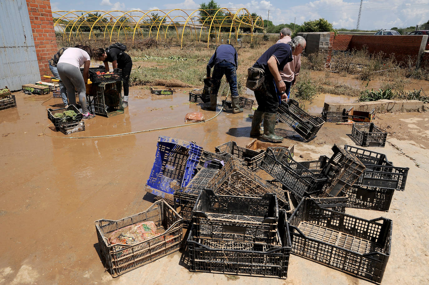 Las imágenes de la inundación en Alaejos