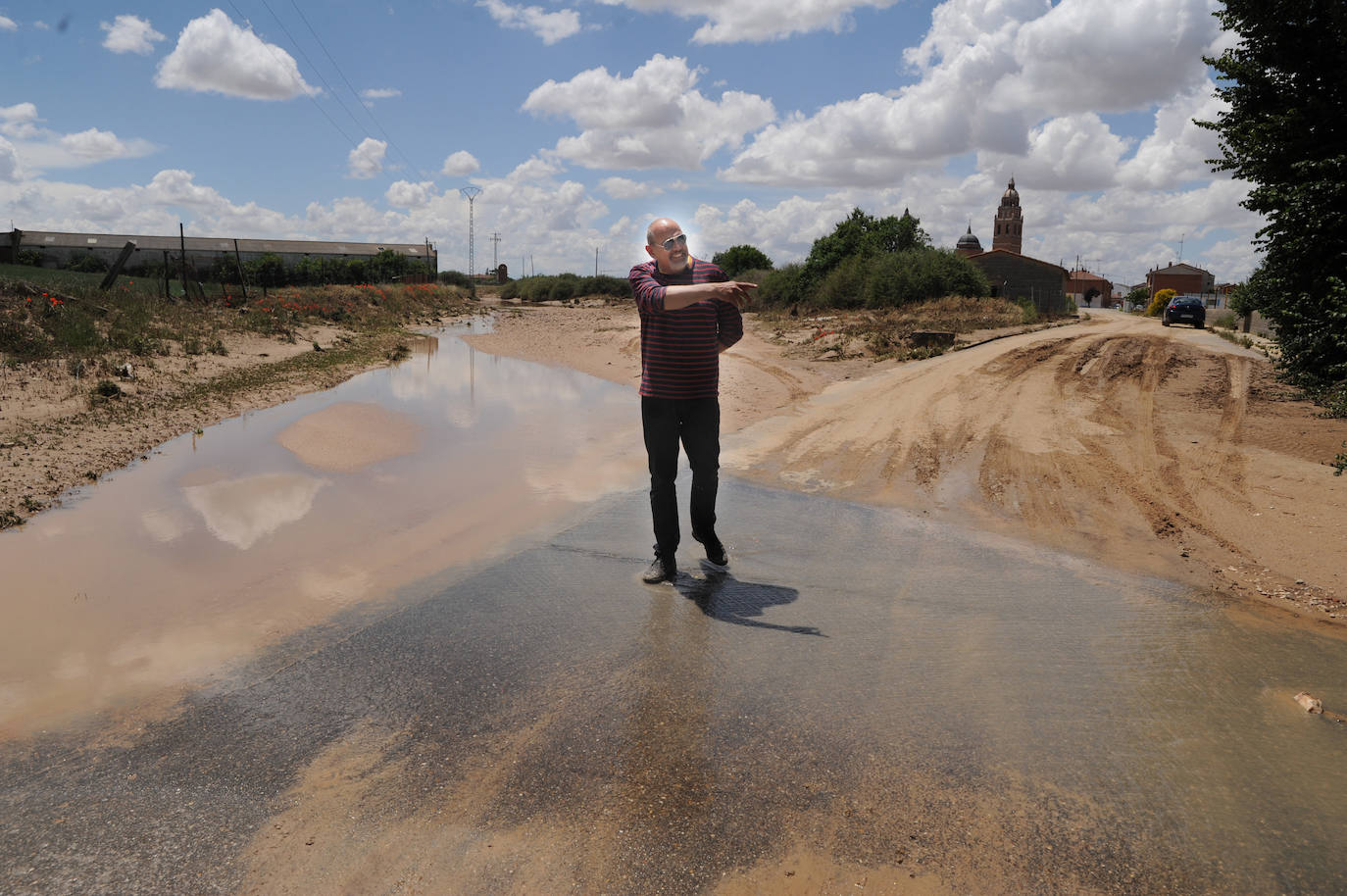 Las imágenes de la inundación en Alaejos