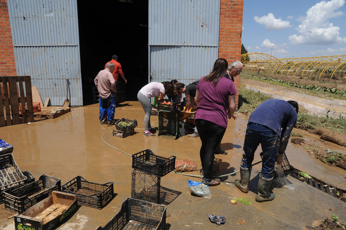 Las imágenes de la inundación en Alaejos