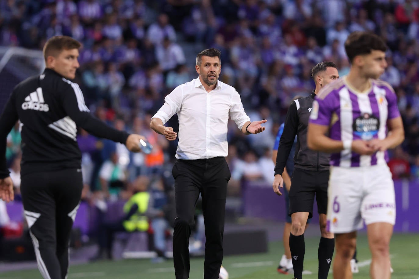 Las imágenes de la primera parte del Real Valladolid