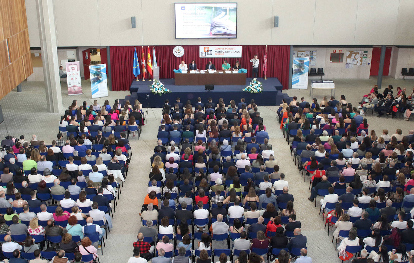 Graduación de los grados de Infantil y Primaria en Segovia