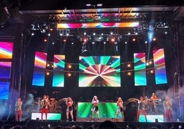 Actuación del pasado año de la Orquesta La Huella.