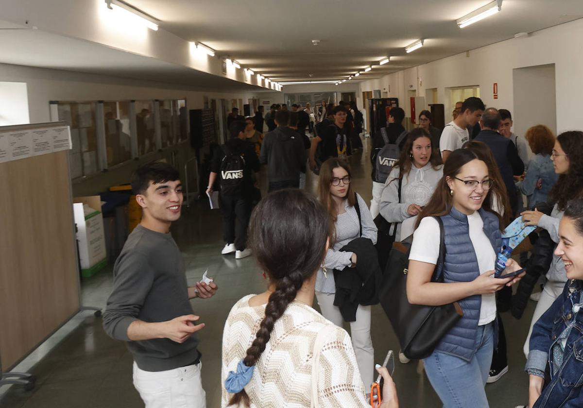 Los estudiantes palentinos se enfrentan a la EBAU