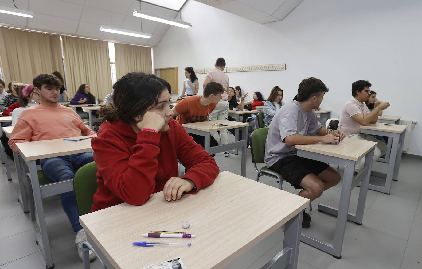 Los estudiantes palentinos se enfrentan a la EBAU