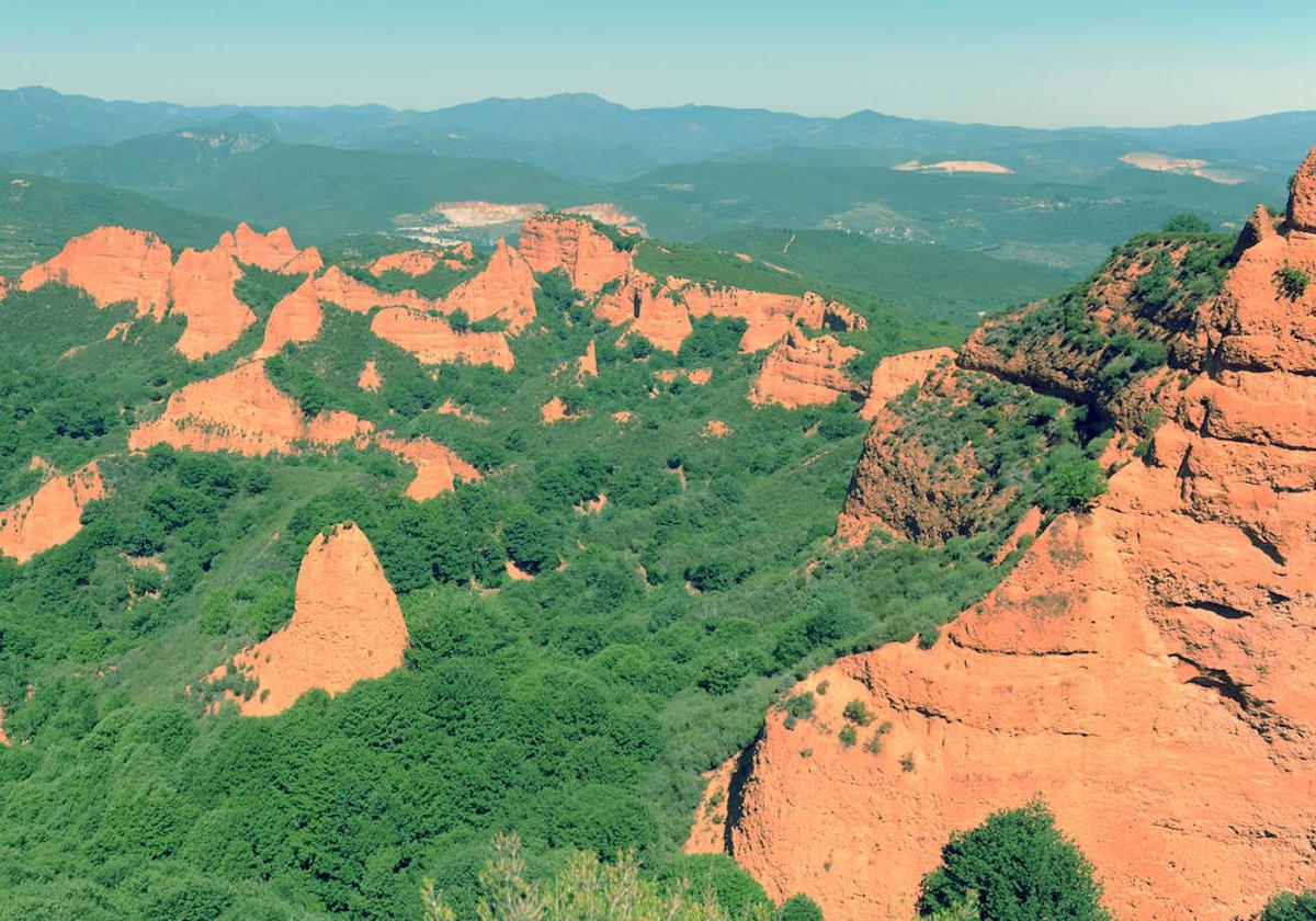 Parque natural de Las Médulas (León).