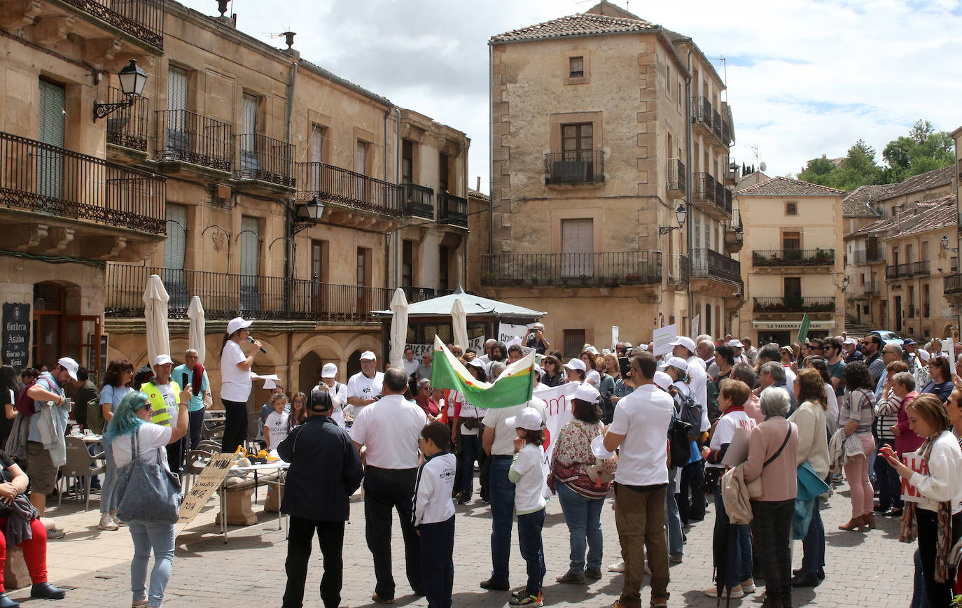 Protesta contra la mina