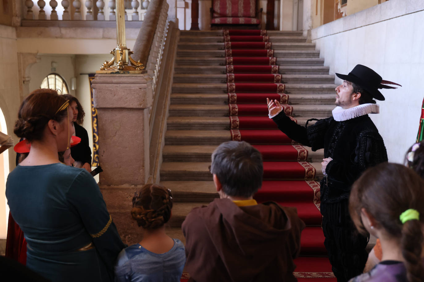 Un paseo en directo por la historia del Palacio Real de Valladolid