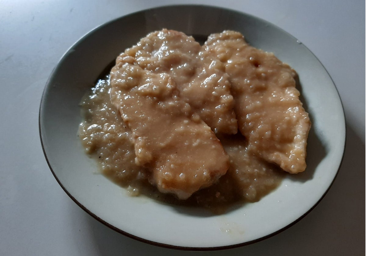 Pechugas de pollo en salsa