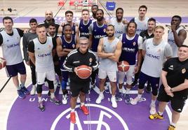 La plantilla vela armas. Los jugadores enfilan las últimas horas de preparación para disputar la Final a Cuatro en Burgos.