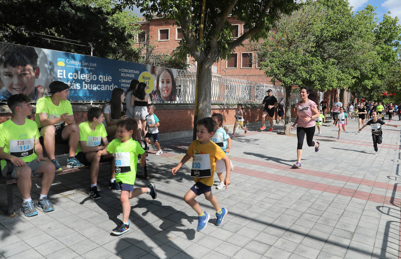 Carrera solidaria en el colegio San José de Palencia