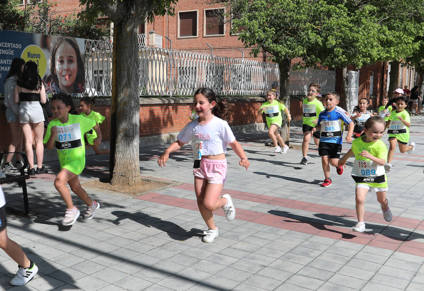 Carrera solidaria en el colegio San José de Palencia