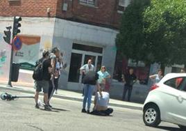 Herida una joven que circulaba en patinete tras una colisión con un coche