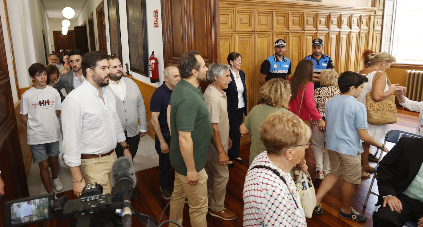 Saludos y felicitaciones en la nueva corporación de Palencia