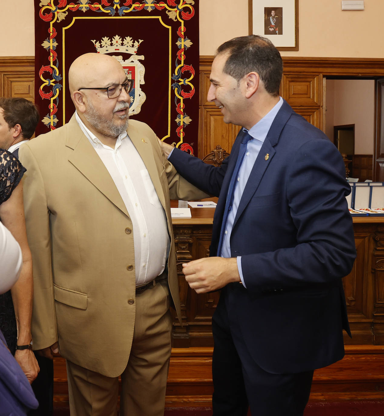 Saludos y felicitaciones en la nueva corporación de Palencia