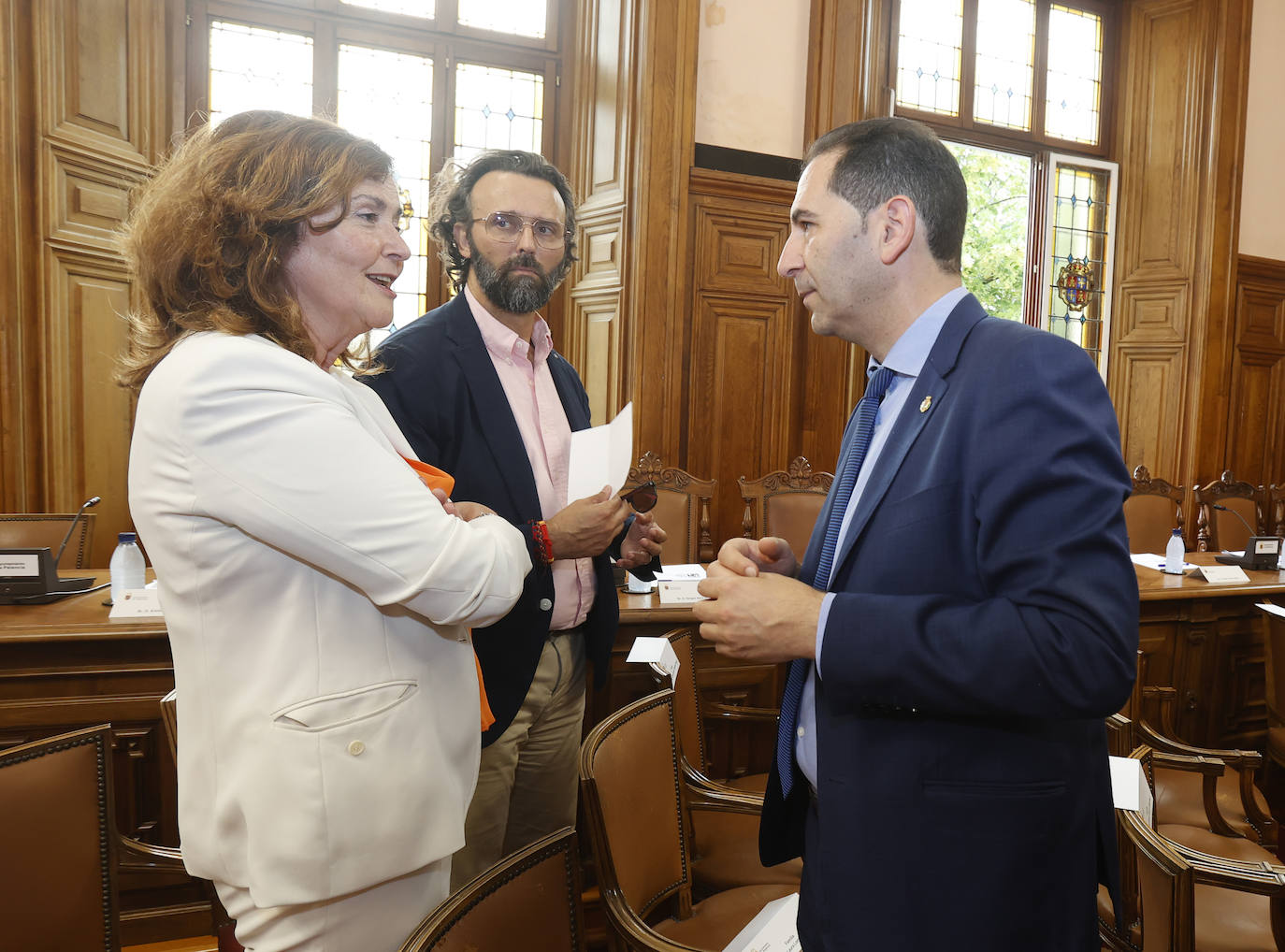 Saludos y felicitaciones en la nueva corporación de Palencia