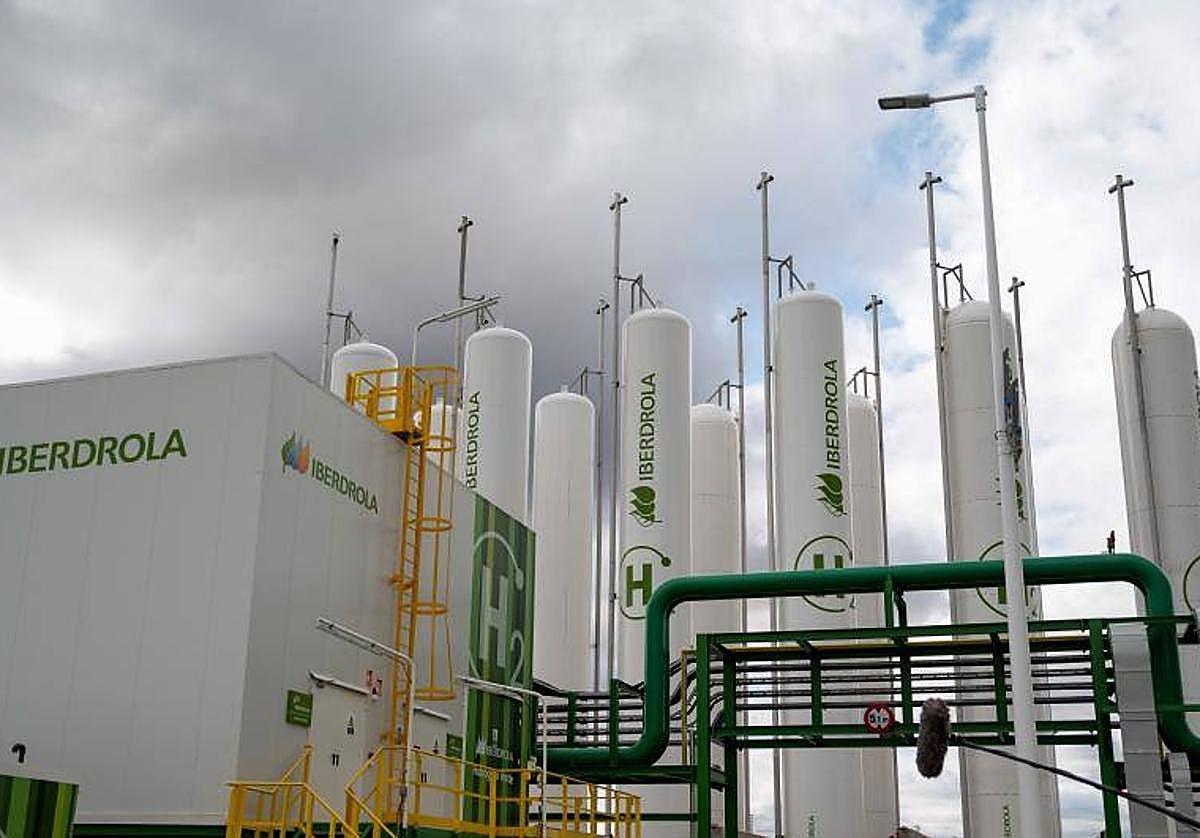 Planta de hidrógeno verde de Iberdrola en Puertollano.